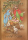 Vierge Marie Madone Bébé JÉSUS Noël Religion Vintage Carte Postale CPSM #PBP990.FR - Virgen Mary & Madonnas