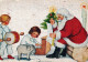PÈRE NOËL Bonne Année Noël Vintage Carte Postale CPSM #PBL421.FR - Santa Claus