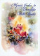 Buon Anno Natale CANDELA Vintage Cartolina CPSM #PAW355.IT - Nieuwjaar