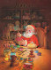 BABBO NATALE Natale Vintage Cartolina CPSM #PAK702.IT - Kerstman