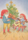 BABBO NATALE Natale Vintage Cartolina CPSM #PAK072.IT - Kerstman