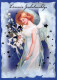 ANGELO Buon Anno Natale Vintage Cartolina CPSM #PAH691.IT - Angeli