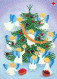 ANGELO Buon Anno Natale Vintage Cartolina CPSM #PAG875.IT - Angeli