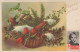 FLOWERS Vintage Ansichtskarte Postkarte CPA #PKE673.DE - Fleurs