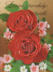 FLOWERS Vintage Ansichtskarte Postkarte CPSM #PBZ137.DE - Blumen