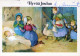 JESUS CHRISTUS Jesuskind Weihnachten Religion Vintage Ansichtskarte Postkarte CPSM #PBP798.DE - Jesus