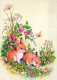 OSTERN KANINCHEN Vintage Ansichtskarte Postkarte CPSM #PBO538.DE - Pâques