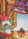 WEIHNACHTSMANN SANTA CLAUS Neujahr Weihnachten Vintage Ansichtskarte Postkarte CPSM #PBL237.DE - Santa Claus