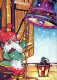 WEIHNACHTSMANN SANTA CLAUS Neujahr Weihnachten Vintage Ansichtskarte Postkarte CPSM #PBL237.DE - Kerstman