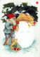 WEIHNACHTSMANN SANTA CLAUS Neujahr Weihnachten Vintage Ansichtskarte Postkarte CPSM #PBL101.DE - Santa Claus