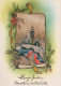 Neujahr Weihnachten KIRCHE Vintage Ansichtskarte Postkarte CPSM #PAY429.DE - Neujahr