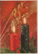 Neujahr Weihnachten KERZE Vintage Ansichtskarte Postkarte CPSM #PAZ288.DE - Neujahr