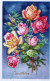 FIORI Vintage Cartolina CPA #PKE492.IT - Blumen