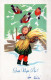 Buon Anno Natale BAMBINO Vintage Cartolina CPSMPF #PKD410.IT - Neujahr