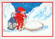 Buon Anno Natale BAMBINO Animale Vintage Cartolina CPSM #PBS995.IT - Neujahr