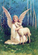ANGELO Natale Vintage Cartolina CPSM #PBP478.IT - Angels
