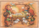 CRISTO SANTO Gesù Bambino Natale Religione Vintage Cartolina CPSM #PBP672.IT - Jesus