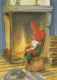 Buon Anno Natale GNOME Vintage Cartolina CPSM #PBL761.IT - Neujahr