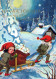 Buon Anno Natale GNOME Vintage Cartolina CPSM #PBM123.IT - Neujahr