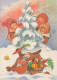 Buon Anno Natale Vintage Cartolina CPSM #PBB250.IT - Nouvel An