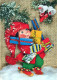 Buon Anno Natale GNOME Vintage Cartolina CPSM #PAY497.IT - New Year