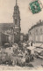 FI 3 -(54) LUNEVILLE  -  L'EGLISE ET LA PLACE ST JACQUES - ANIMATION -  MARCHE , ETALS - COMMERCES-  2 SCANS - Luneville