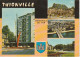 FI 19 -(57) THIONVILLE -  " METROPOLE DU FER " -  CARTE COULEURS MULTIVUES   - 2 SCANS - Thionville