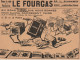 FI 6 - CARTE PUBLICITAIRE  LE FOURGAS ( FOUR) - ILLUSTRATION  TOUS TYPES DE FOURS ET ALIMENTS A CUISINER - Advertising