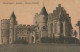 GU 26 -(64) HENDAYE  -   CHATEAU D'ABBADIA  - CARTE TOILEE  COLORISEE -  2 SCANS - Hendaye