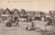 GU 7 -(62) BERCK PLAGE  - LA PLAGE ET LES VILLAS  - CABINES  ET JEUX DE PLAGE - VOITURE A SABLE AVEC ANE  - 2 SCANS - Berck