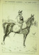 La Caricature 1884 N°260 Armée Allemande Cuirassiers Caran D'Ache - Revistas - Antes 1900