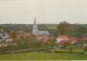 GU 9 -(62) ESTREES BLANCHE - LE PANORAMA - L' EGLISE -  CARTE COULEURS  - 2 SCANS - Autres & Non Classés