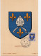 Carte Maxi 1954 : Blason SAINTONGE - 1950-1959