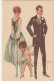 GI Nw - COUPLE DISTANT - CHERUBIN AVEC CARQUOIS - ILLUSTRATEUR PINOCHI - 2 SCANS - Andere & Zonder Classificatie