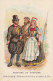 GU Nw - HOLLANDE , PECHEURS DE MARKEN EN HABITS DE FETE- HISTOIRE DU COSTUME - CHROMO PUBLICITAIRE PHOSCAO - Té & Café