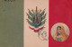 DE Nw29- MEXIQUE - DRAPEAU AVEC EMBLEMES - MEDAILLON AVEC PORTRAIT - BANDERA MEXICANA - MEXICO - Mexique