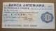 BANCA ANTONIANA DI PADOVA E TRIESTE, 100 Lire 01.12.1976 UNIONE COMMERCIANTI TRIESTE (A1.67) - [10] Checks And Mini-checks