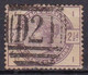 GB Victoria Surface Printed 2/1/2d Lilac Heavy Used / Discoloured  D21 Richmond Surrey - Oblitérés