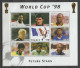 Ghana 1997 Football Soccer World Cup Set Of 6 + Sheetlet + 2 S/s MNH - 1998 – Frankreich