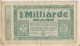 IN 1923 HAD IN SCIALITISCH DUITSLAND BILJET VAN 1 MILLARD MARK WAARDE VAN 25 BELG.CENT. STEM VOOR DE KATHOLIEKEN 18X10 C - Non Classés