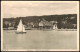 Herrsching Am Ammersee Panorama-Ansicht, See, Segler, Hotel 1948 - Herrsching