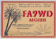 Ad8996 - ALGERIA - RADIO FREQUENCY CARD - 1950 - Radio