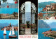 73778795 Malcesine Lago Di Garda Panorama Hafen Segeln Bergbahn Malcesine Lago D - Otros & Sin Clasificación