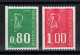 Numero Rouge - YV 1894a & 1895a N** MNH Luxe , Bequet , 570 & 210 - Ungebraucht
