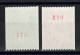 Numero Rouge - YV 1894a & 1895a N** MNH Luxe , Bequet , 570 & 210 - Unused Stamps