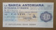 BANCA ANTONIANA DI PADOVA E TRIESTE, 100 Lire 23.05.1977 ENTE AUTONOMO FIERA PADOVA (A1.71) - [10] Cheques En Mini-cheques