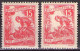 Yugoslavia 1953 - Definitive-Economy - Mi 723 I,II - MNH**VF - Nuevos