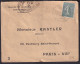 2 Lettres ʘ 1919 Aff 15c Semeuse Lignée -> Paris - Tarifs Postaux