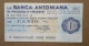 BANCA ANTONIANA DI PADOVA E TRIESTE, 100 Lire 13.06.1977 ASSOCIAZIONE COMMERCIANTI PADOVA (A1.72) - [10] Cheques En Mini-cheques