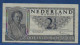 NETHERLANDS  - P.73 – 2 ½ Gulden L. 04.02.1943 & 18.05.1945 / 08.08.1949  AXF, S/n 4HK004450 - 2 1/2  Florín Holandés (gulden)